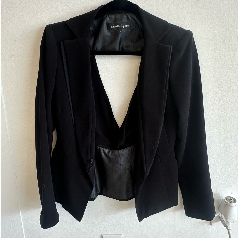 NANETTE LEPORE open back blazer